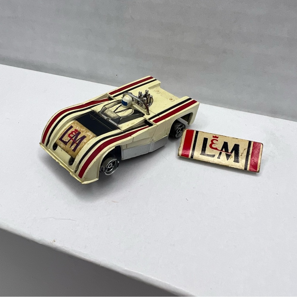 Vintage Aurora Lola T 260 Can Am 1977 Slot Car  Magna Traction Chassis.